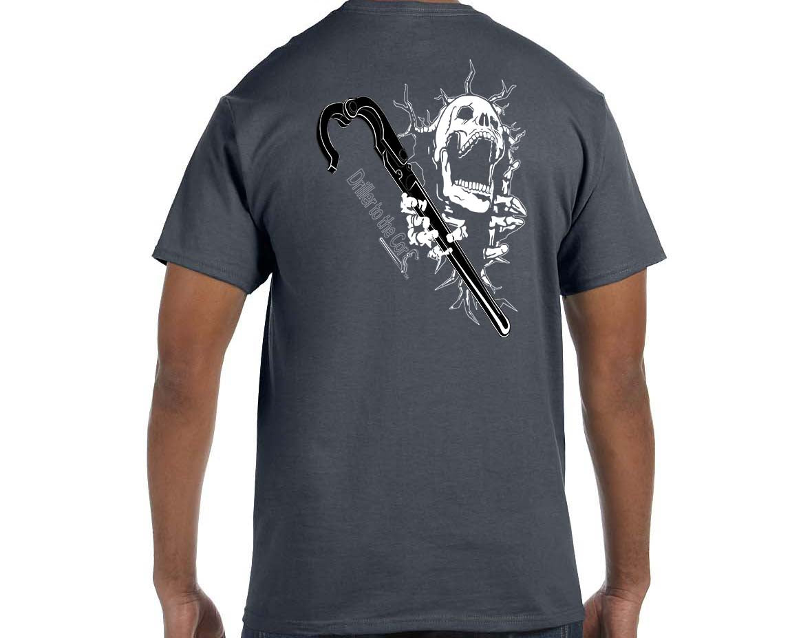 Driller to the Core™  Skeleton in a wall
